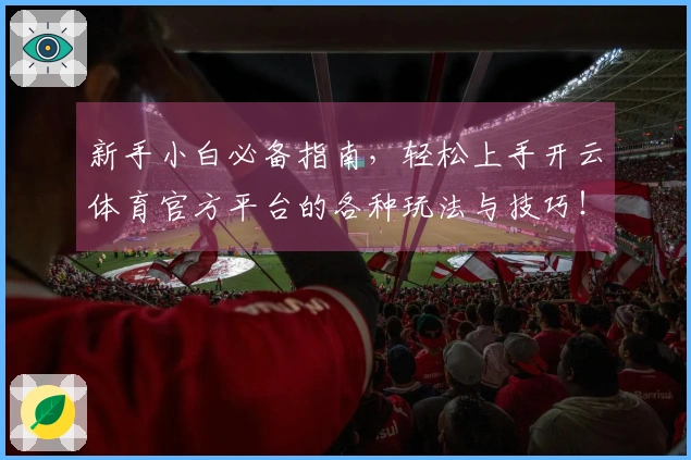 新手小白必备指南，轻松上手开云体育官方平台的各种玩法与技巧！